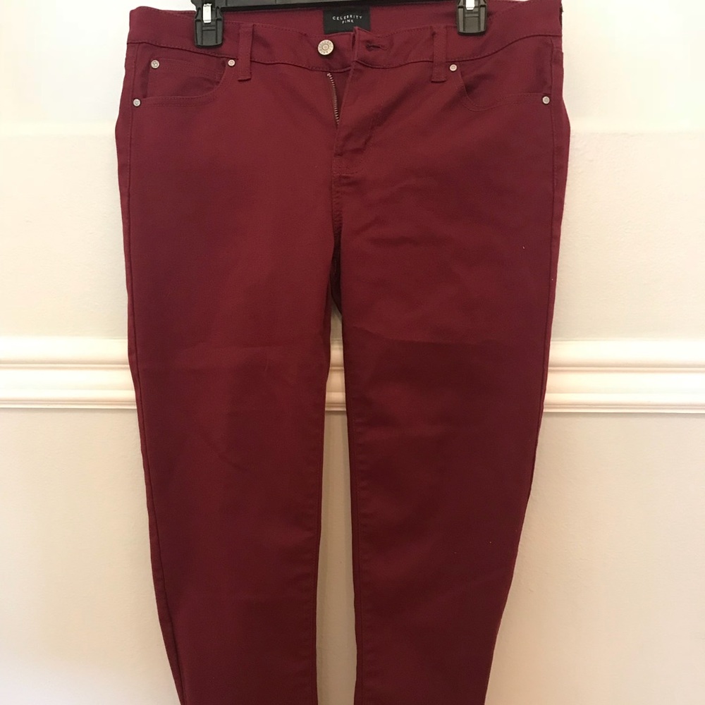 Burgundy pants